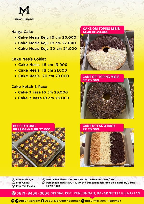 Cake Mesis Keju